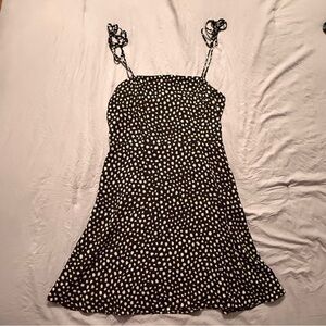 Black and White Polka Dot Dress